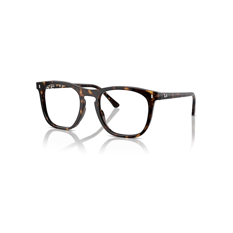 Ray-Ban Eyeglasses  Rb2210v Optics - Havana Frame Clear Lenses Polarized 51-21, RX2210V