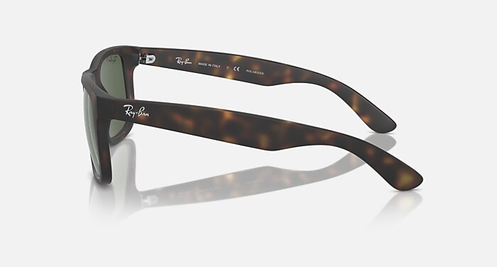 JUSTIN CLASSIC Polarized Sunglasses in Havana and Dark Green