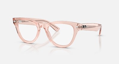 ぴあす SKYLER OPTICS Eyeglasses with Pink Tortoise and Clear (52-20