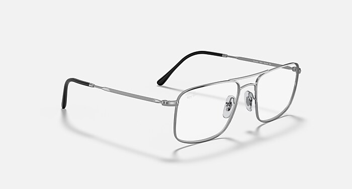 RB6434 OPTICS Eyeglasses with Silver and Clear (55-18) - RB6434