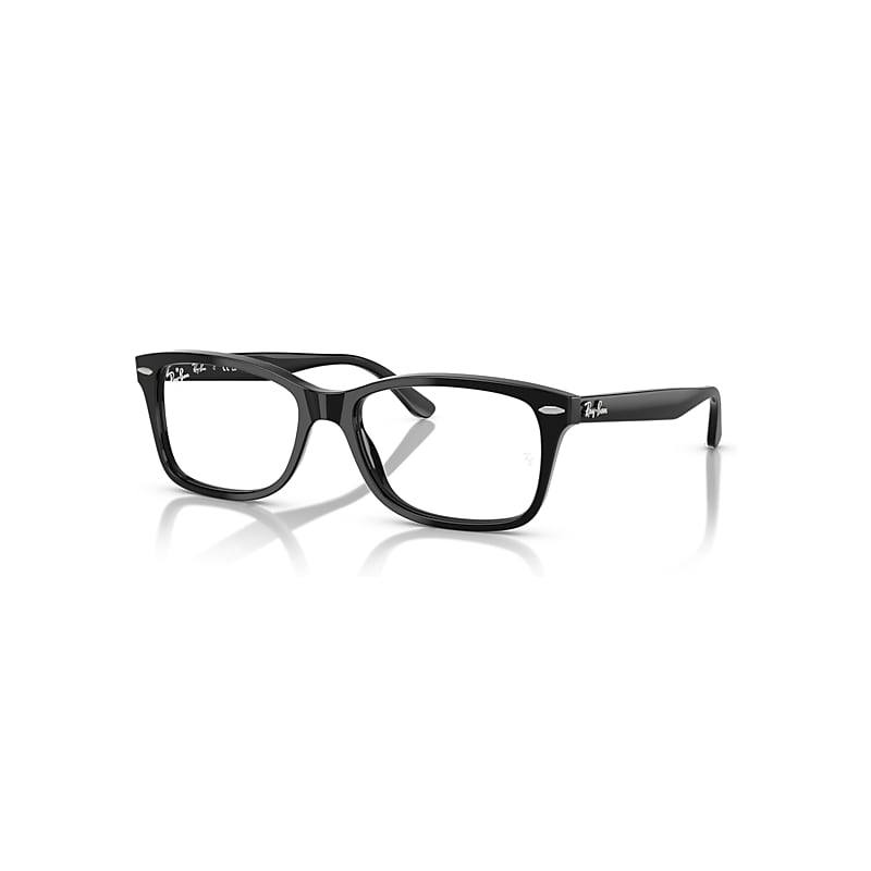 Ray-Ban Eyeglasses   Optics - Black Frame Clear Lenses Polarized 53-17, RB5428