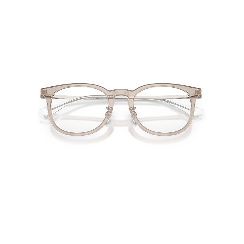 Ray-Ban Rb5453d Optics Optical Silver Frame Clear Lenses Polarized 52-20