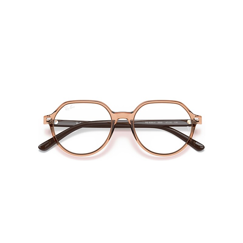 Ray-Ban Thalia Optics Kids Optical Dark Brown Frame Clear Lenses Polarized 45-16
