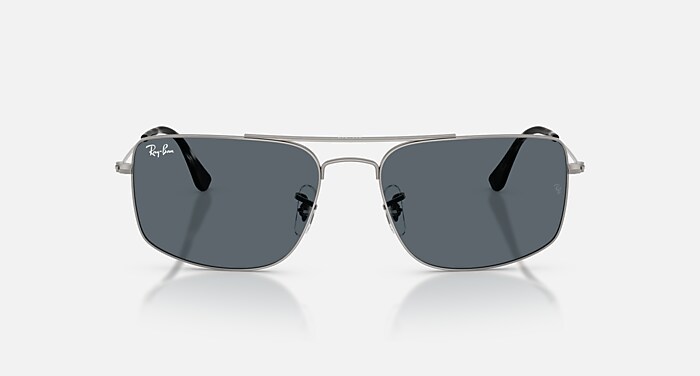 EXPLORER III Sunglasses in Gunmetal and Blue (59-18) - RB3779