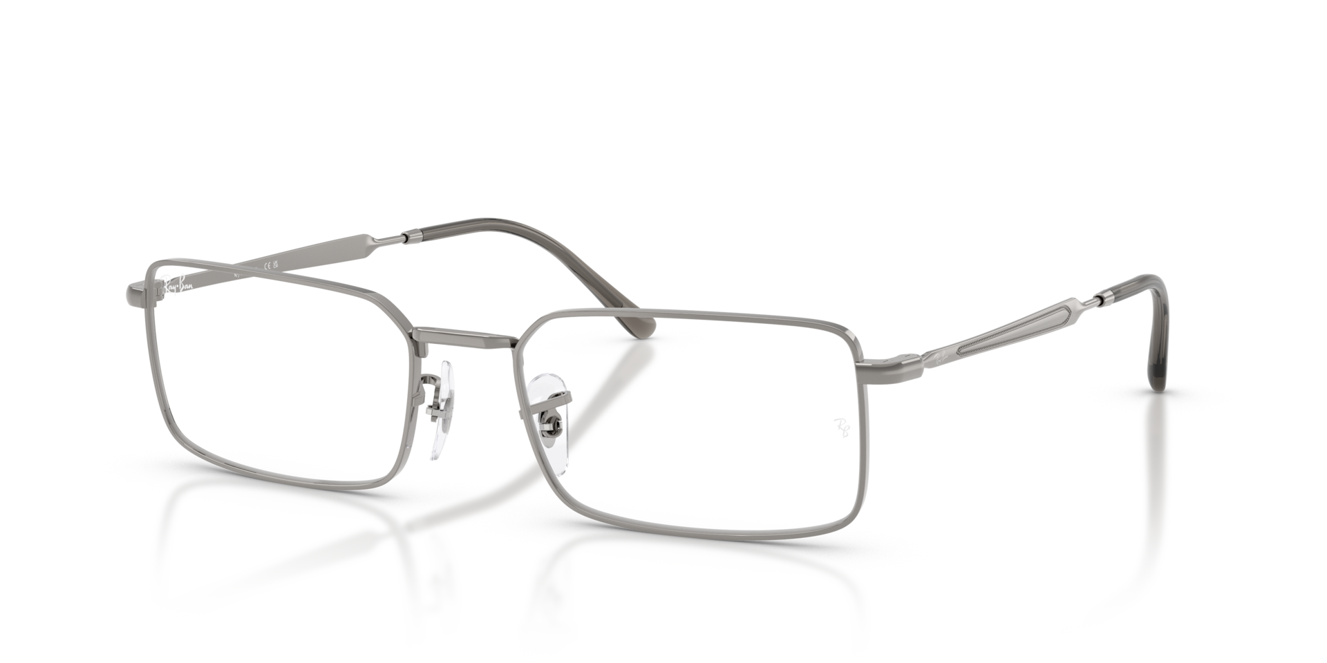 RB6557 OPTICS Eyeglasses with Gunmetal and Bio Demo Lens (56-19