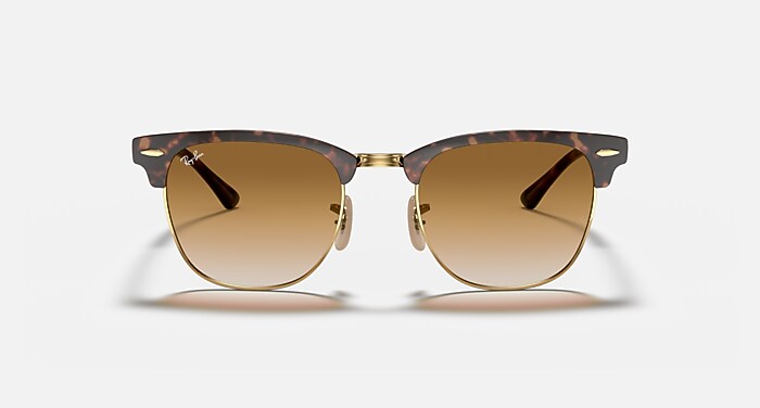 CLUBMASTER METAL Sunglasses in Havana On Gold and Light Brown