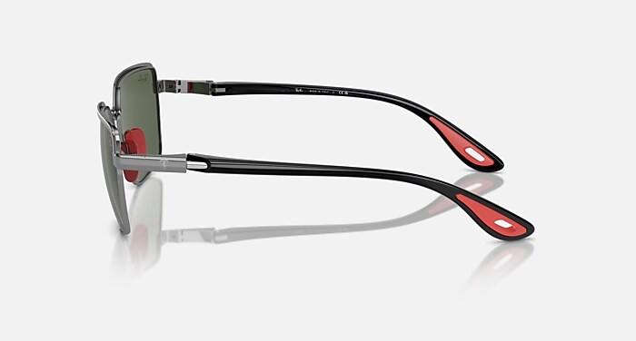RB3743M SCUDERIA FERRARI COLLECTION Sunglasses in Gunmetal On