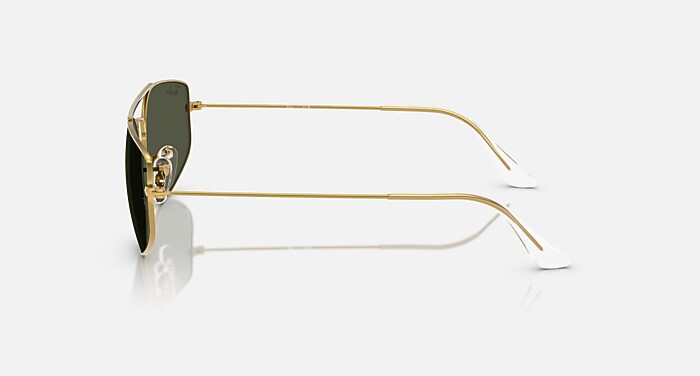 rayban サングラス EXPLORER V Sunglasses in Legend Gold and G-15 Green (60-17