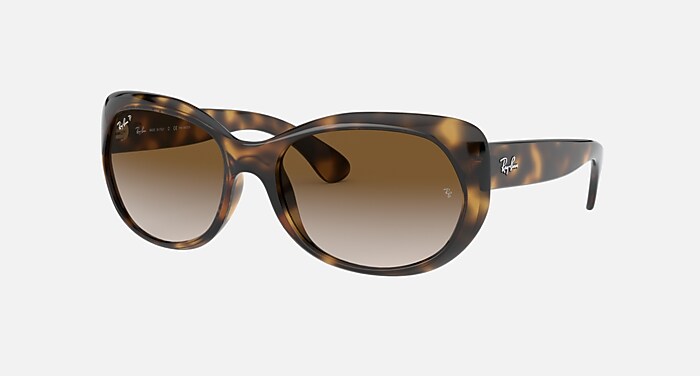 Ray-Ban RB4325 サングラス ブラウンデミ RB4325F Polarized Sunglasses in Light Havana and Polarized Brown