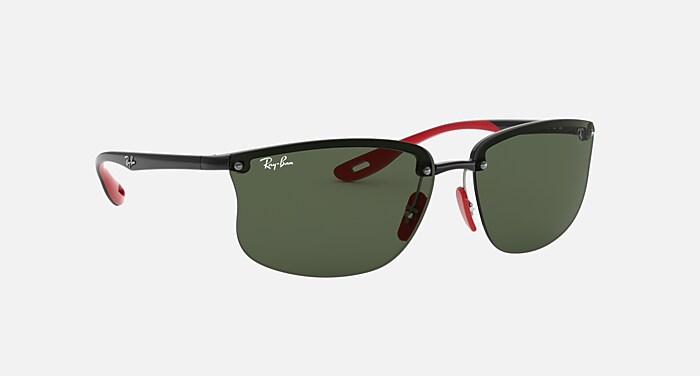 RB4322M SCUDERIA FERRARI COLLECTION Sunglasses in Black and Green