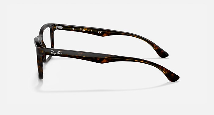 RB5279 OPTICS Eyeglasses with Dark Havana and Clear (57-18