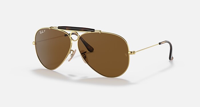 AVIATOR CLASSIC Sunglasses in Gunmetal and G-15 Green (58-14