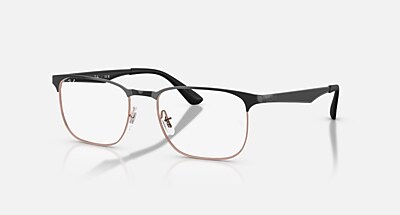 RB6363 OPTICS ポラライズド（偏光） メガネ ブラック と クリア (54