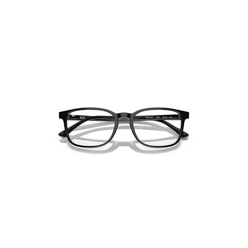 Ray-Ban Rb5418 Optics Optical Black Frame Clear Lenses Polarized 54-20