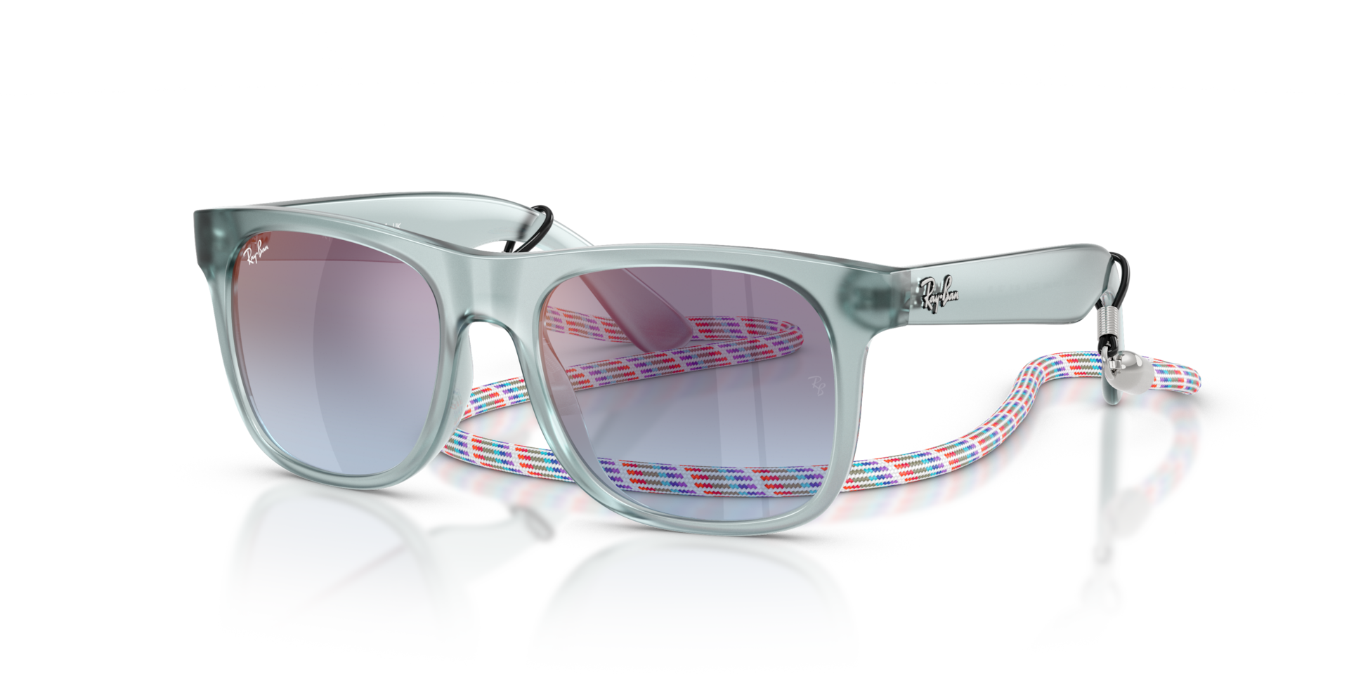 JUSTIN KIDS SUMMER CAPSULE Sunglasses in Transparent Blue and Blue