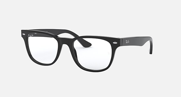 RB5359F Eyeglasses with Black and Clear (55-18) - RB5359F | Ray