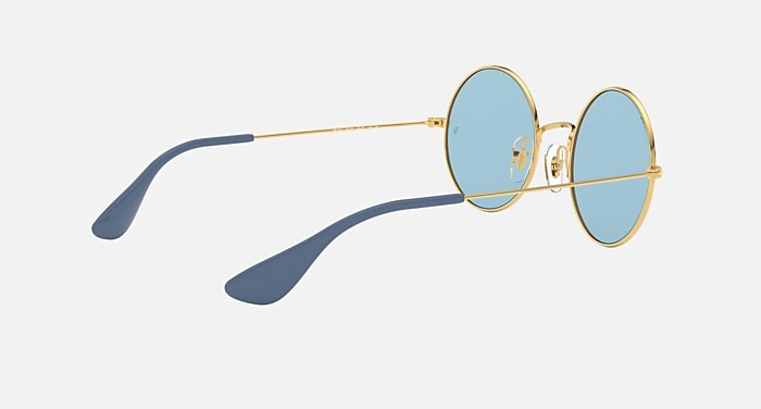JA-JO Sunglasses in Arista Gold and Light Blue (50-20) - RB3592