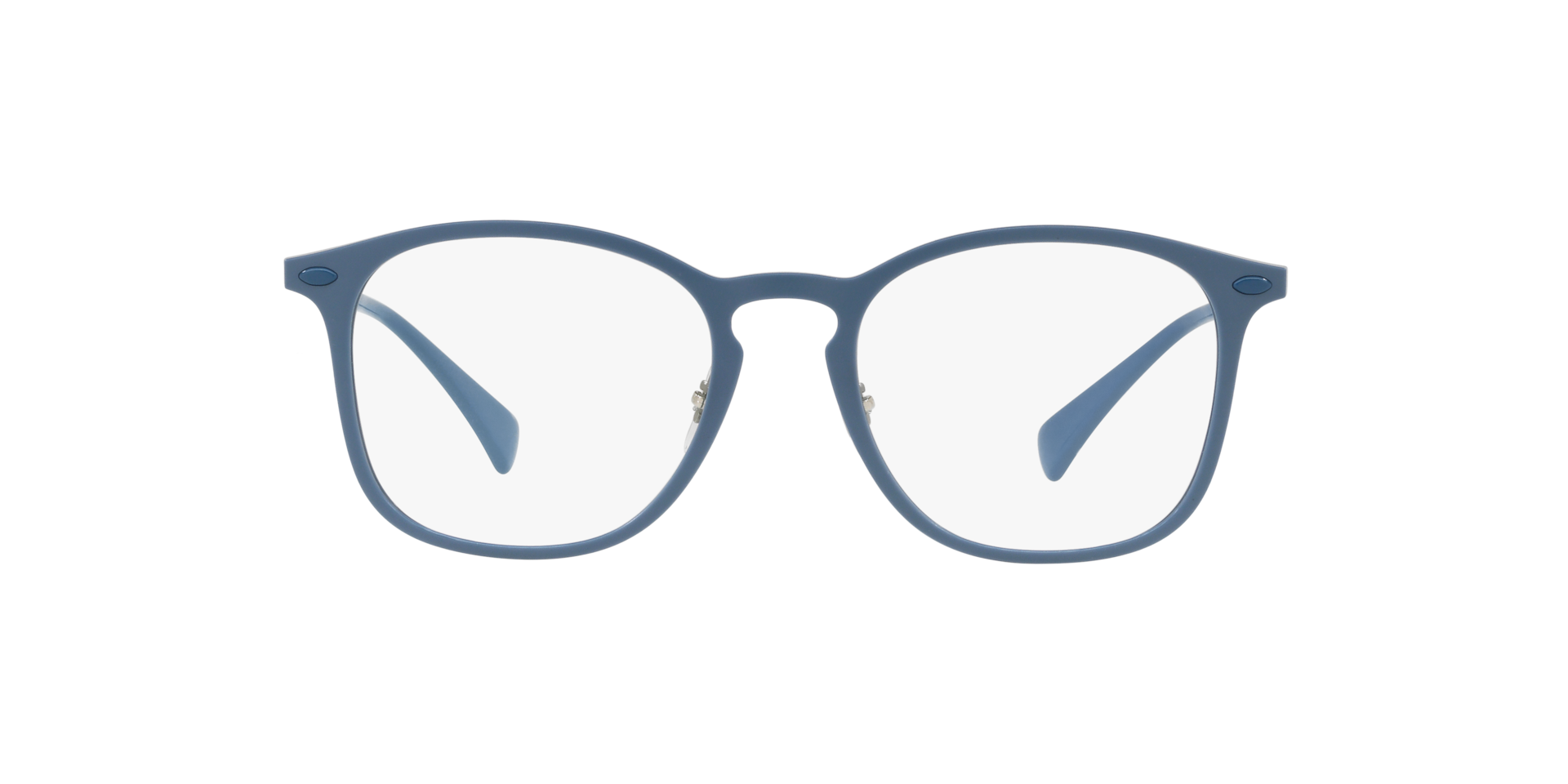 Ray-Ban Rb8954 Optics Eyeglasses Silver Frame Clear Lenses Polarized 48-18 112$