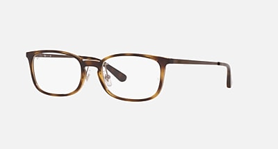 レイバン公式ストア】 Ray-Ban® RB7182 OPTICS メガネ | ダークハバナ 