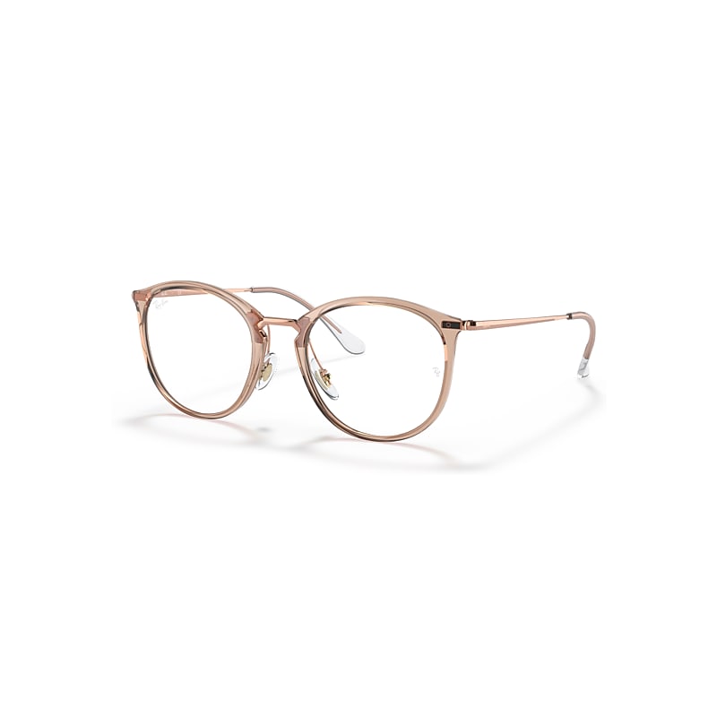 Ray-Ban Eyeglasses Women's  Optics - Gold Frame Clear Lenses Polarized 49-20, RB7140