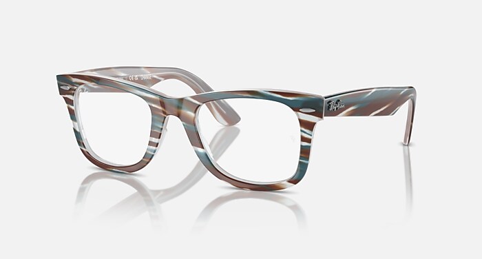 ORIGINAL WAYFARER OPTICS CHANGE Eyeglasses with Photo Striped