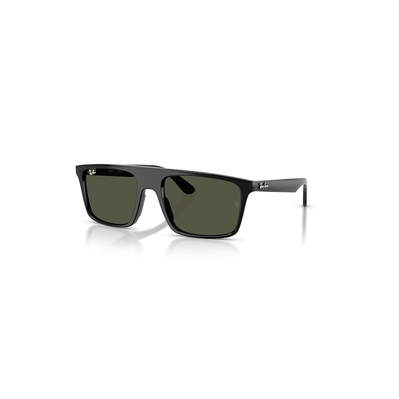 Ray-Ban Sunglasses   - Black Frame Green Lenses 57-20, RB2222
