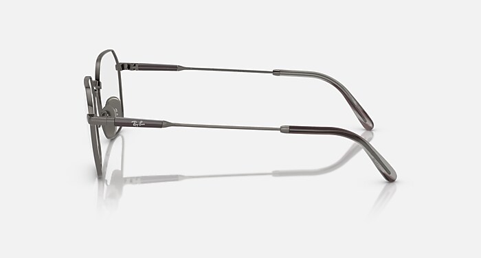 JIM TITANIUM OPTICS Eyeglasses with Gunmetal and Clear (53-20
