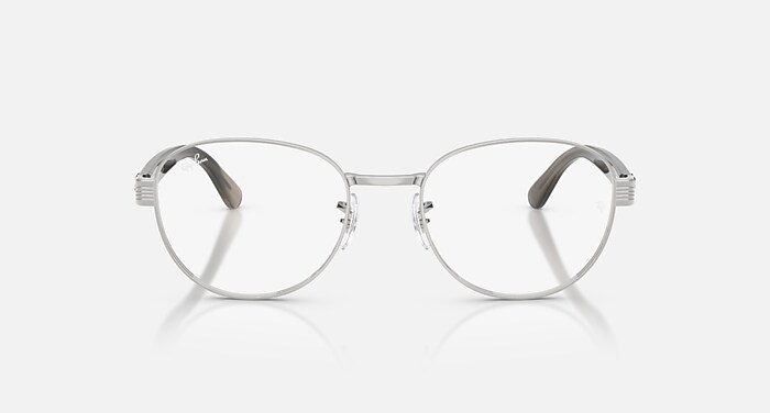 RB6543 OPTICS メガネ シルバー と クリア (54-20) - RB6543