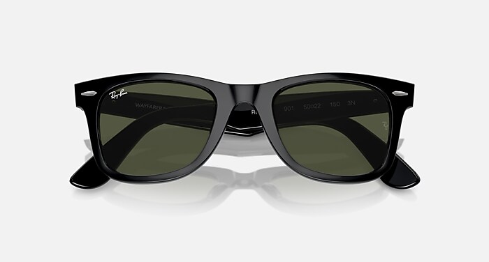 ORIGINAL WAYFARER CLASSIC Sunglasses in Black and G-15 Green 