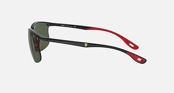 RB4322M SCUDERIA FERRARI COLLECTION Sunglasses in Black and Green