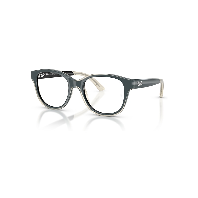 Ray-Ban Eyeglasses Children Rb1950 Optics Kids Everflex - Black On Transparent Frame Clear Lenses Polarized 44-17
