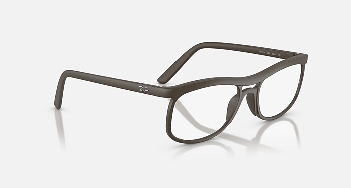 RB7254 OPTICS LITEFORCE メガネ サンドブラウン と クリア (56-20