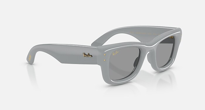WAYFARER PUFFER Sunglasses in Solid Grey and Grey - RB4940 | Ray