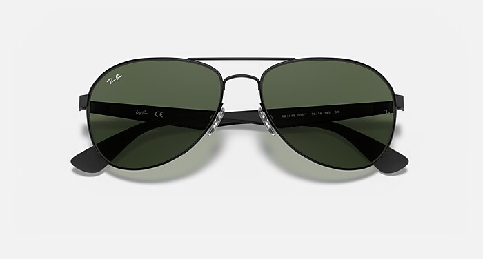 RB3549 Sunglasses in Black and Green (58-16) - RB3549 | Ray-Ban® US