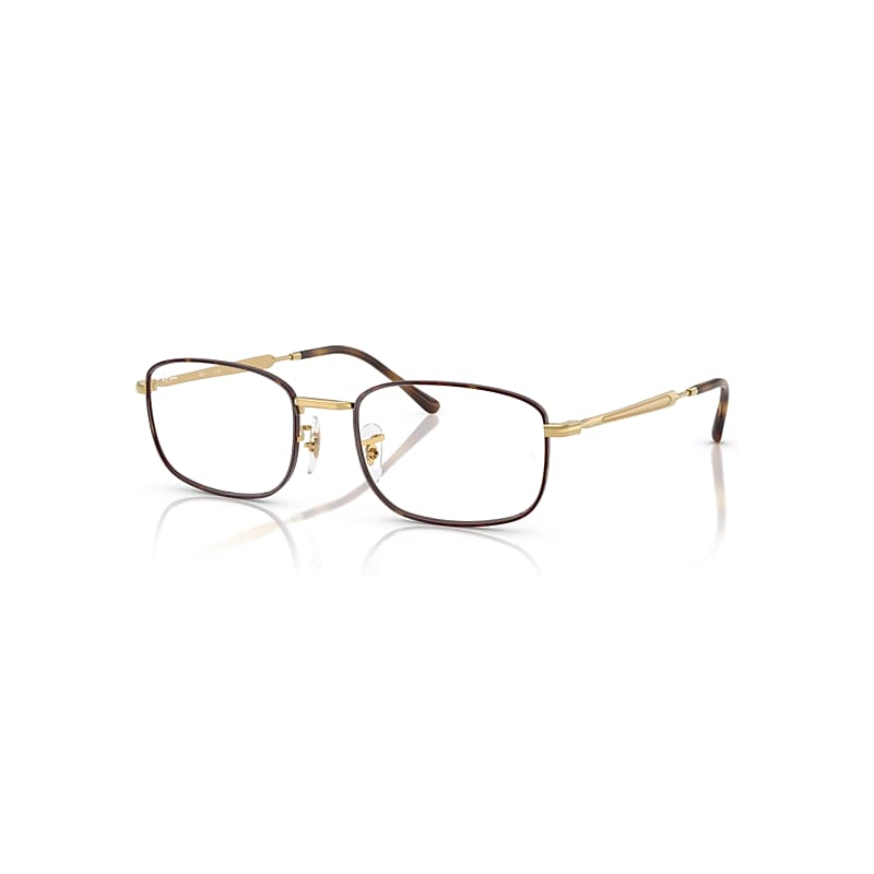Ray-Ban Eyeglasses  Rb6533 Optics - Arista Gold Frame Clear Lenses Polarized 52-19, RX6533