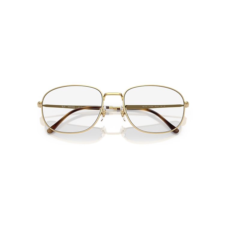 Ray-Ban Rb3754 Transitions&reg; Sunglasses Arista Gold Frame Blue Lenses 60-19