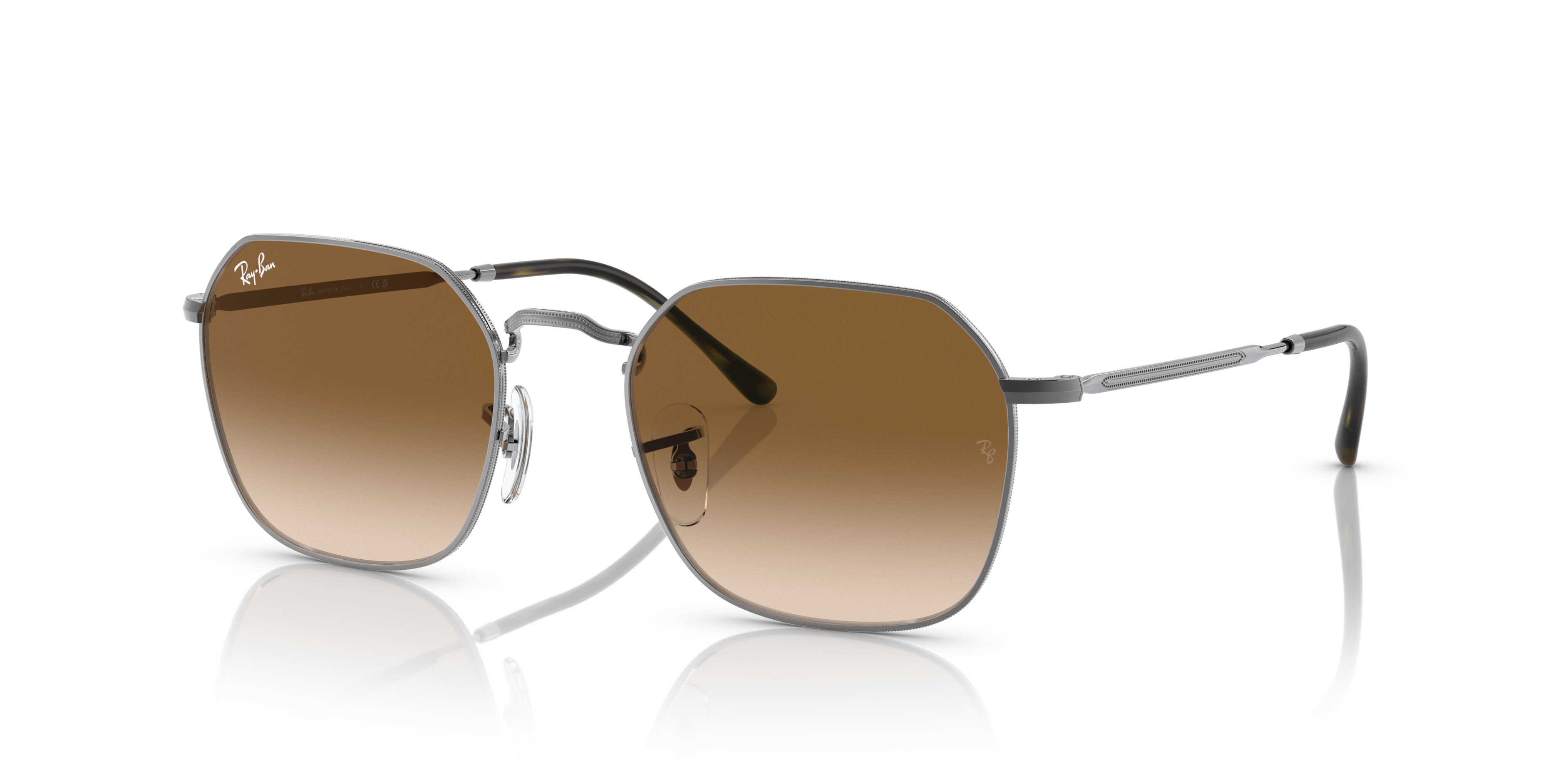JIM Sunglasses in Gunmetal and Brown - RB3694 | Ray-Ban® US