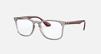 RB7074 OPTICS Eyeglasses with Transparent Grey and Clear (52-18