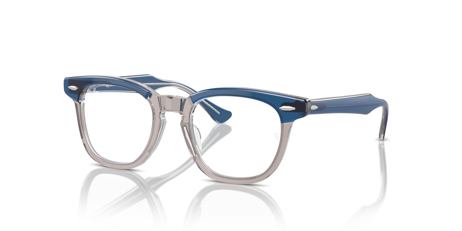 Ray-Ban Rb9098v Optics Kids - Monture Dessus Bleu Fonc Marron Gris Clair Verres Incolore 45-18 polariss 97 €