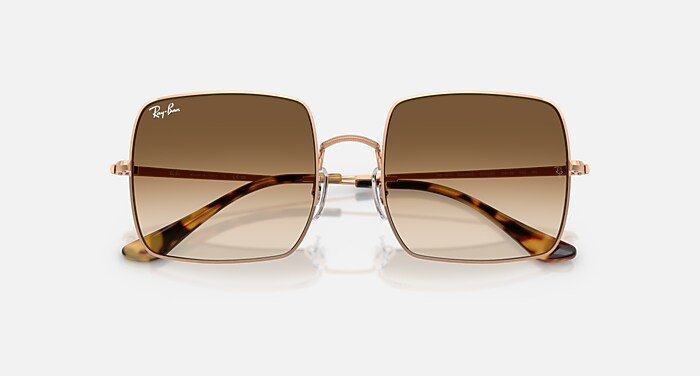 SQUARE 1971 CLASSIC Sunglasses in Rosegold and Clear  display picture 2