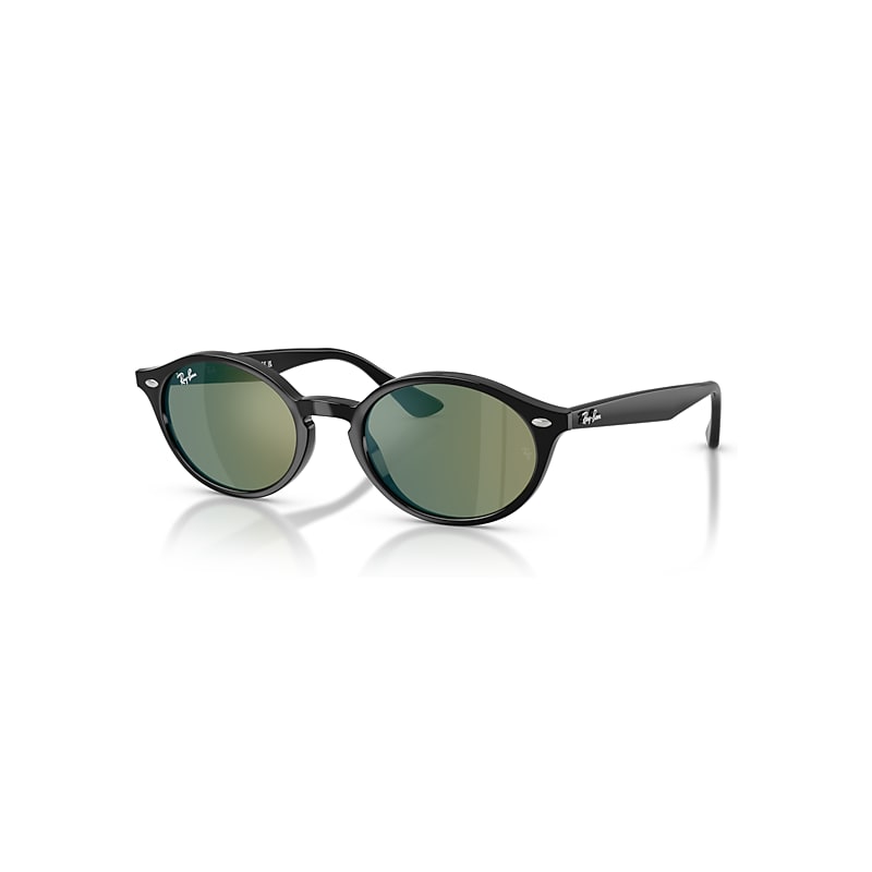Ray-Ban Unisex Sunglass RB4315 - Frame color: Black, Lens color: Green Mirror - Image 5