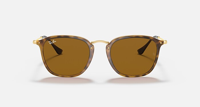 RB2448N Sunglasses in Light Havana and B-15 Brown (51-21