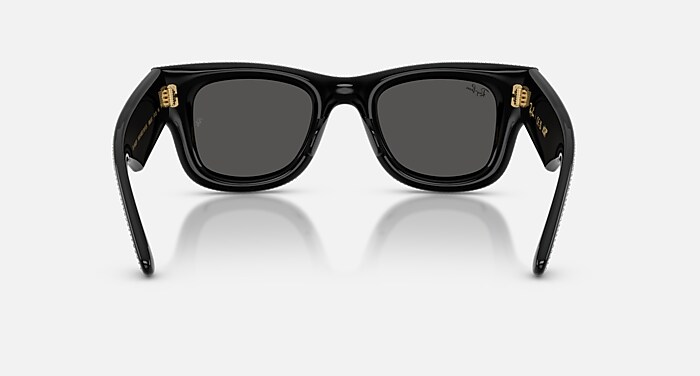 WAYFARER PUFFER CRYSTAL PAVÈ EDITION Sunglasses in Black & Strass