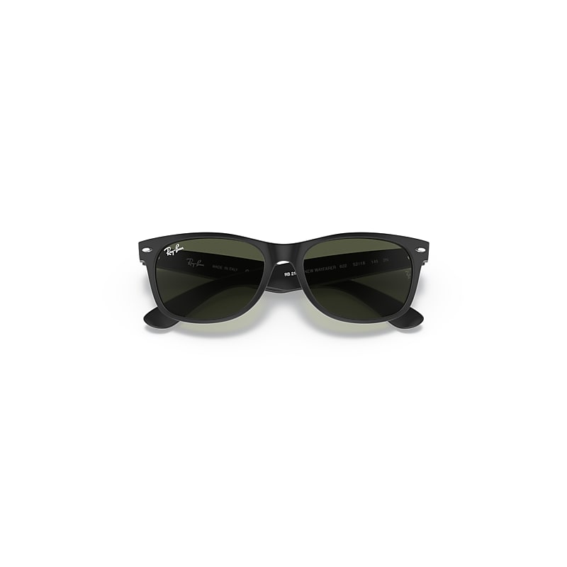 NEW WAYFARER CLASSIC Sunglasses in Rubber Black and G-15 Green