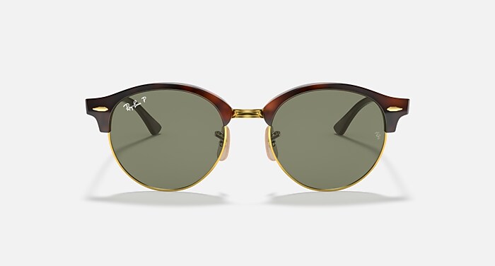 RayBan CLUBROUND サングラス レッドバナナRB4246 CLUBROUND CLASSIC Sunglasses in Red Havana and G-15 Green