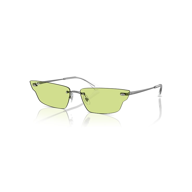 Ray-Ban Sunglasses  Anh Bio-Based - Gunmetal Frame Green Lenses 63-15, RB3731