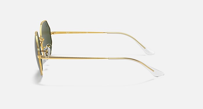 OCTAGON 1972 Sunglasses in Gold and G-15 Green (54-19) - RB1972
