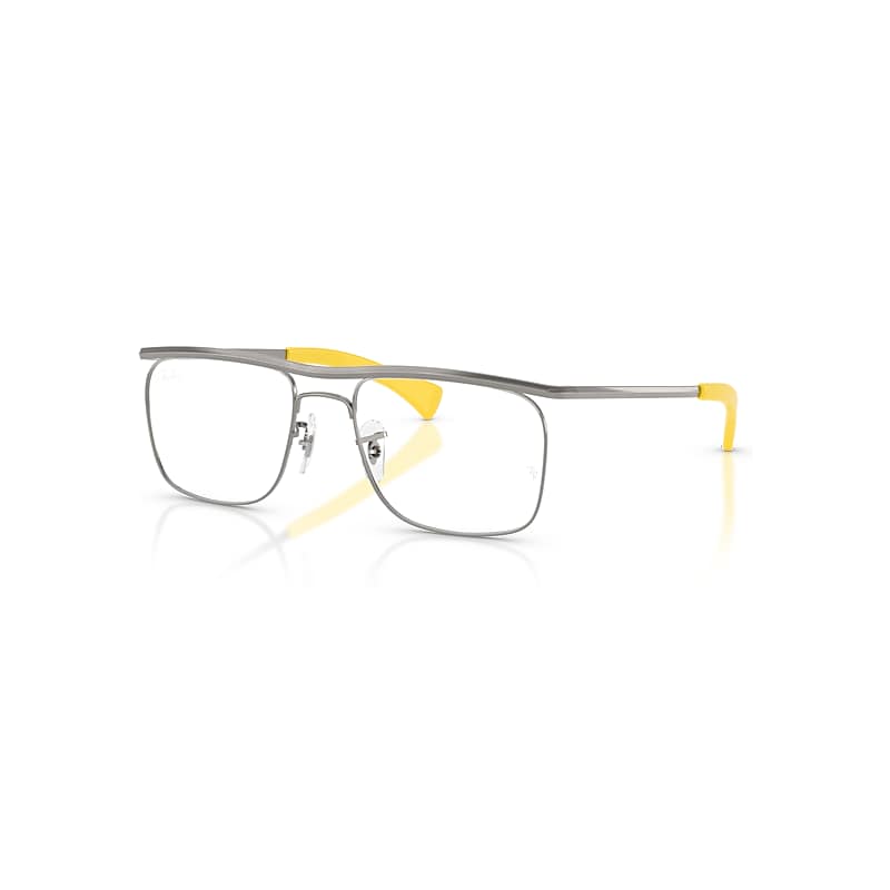 Ray-Ban Eyeglasses Unisex Rb6519m Optics Scuderia Ferrari Collection - Gunmetal Frame Clear Lenses Polarized 52-18