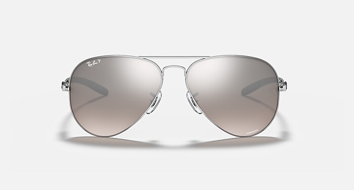 RB8317 POLARIZED+ LENSES Sunglasses in Silver and Silver