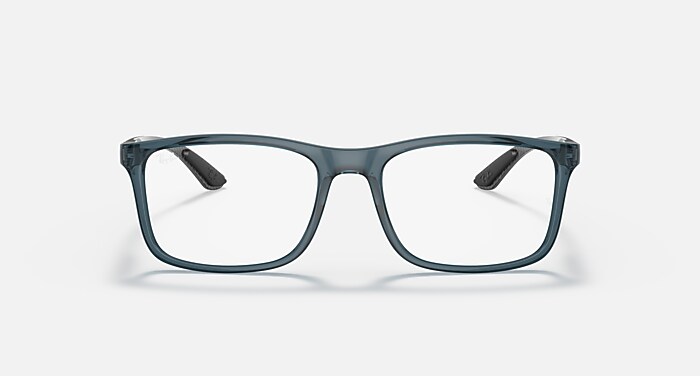 RB8908 OPTICS Polarized Eyeglasses with Transparent Blue and Clear